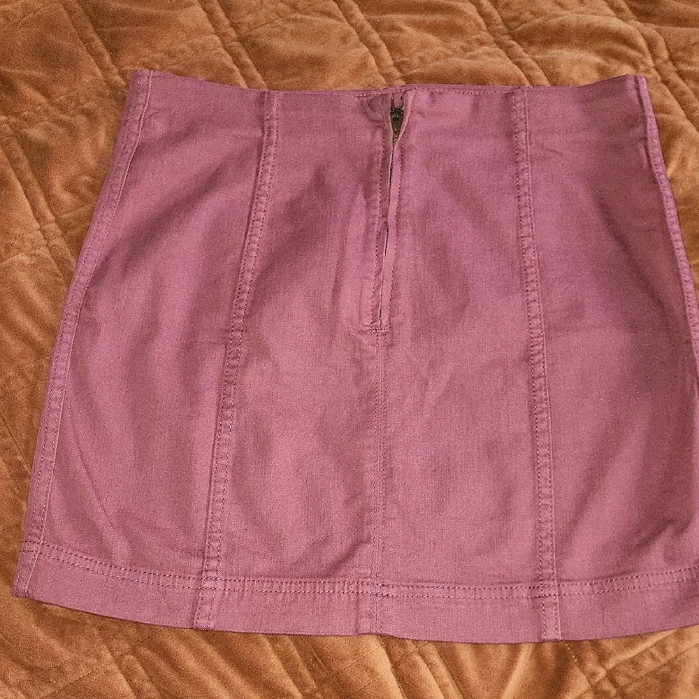 Jolt Pink Casual Mini Pencil Skirt - Picture 3 of 7